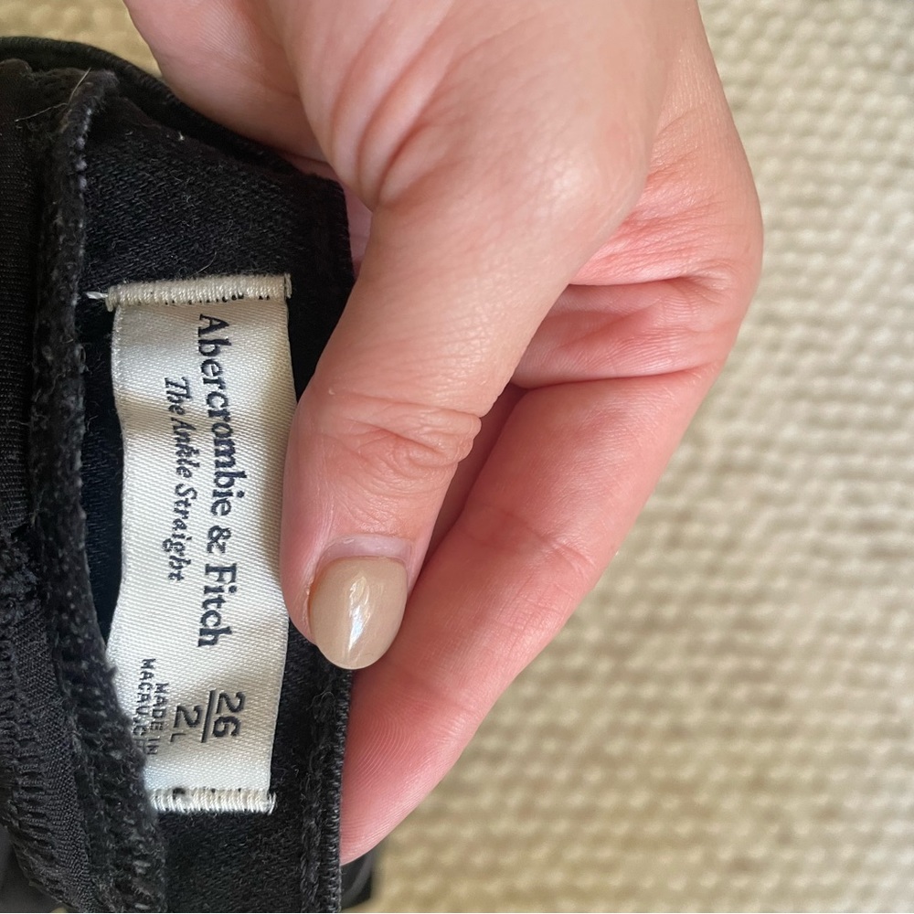 Abercrombie and fitch maternity ankle straight jean